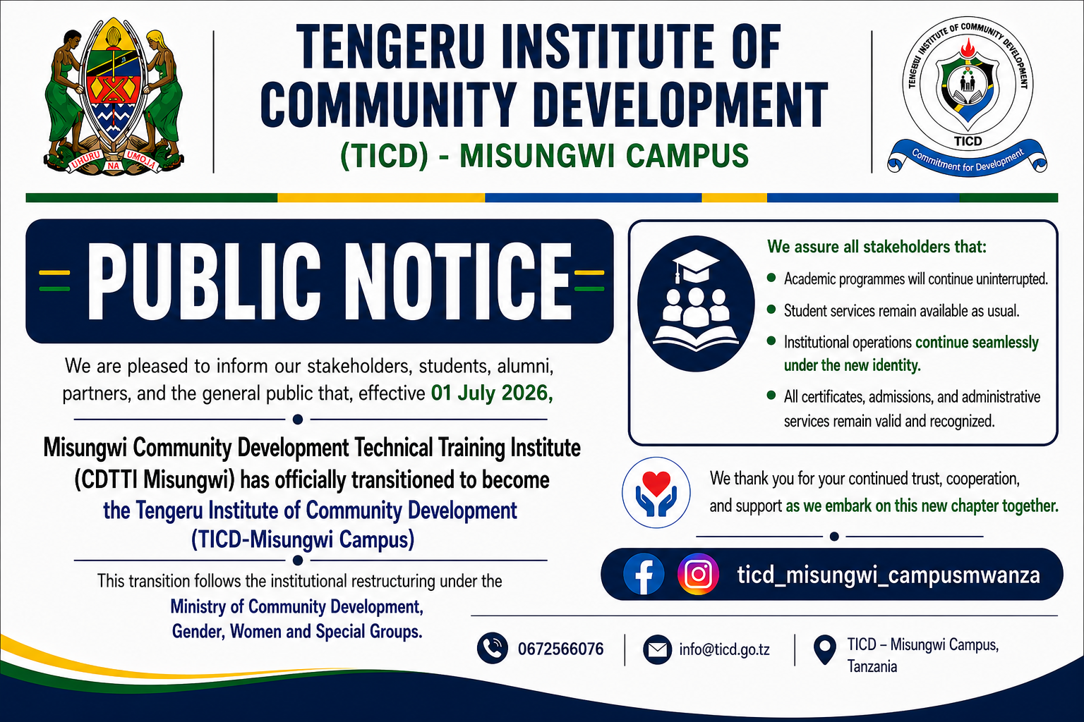 Sasa Rasmi Tumeungana na TICD